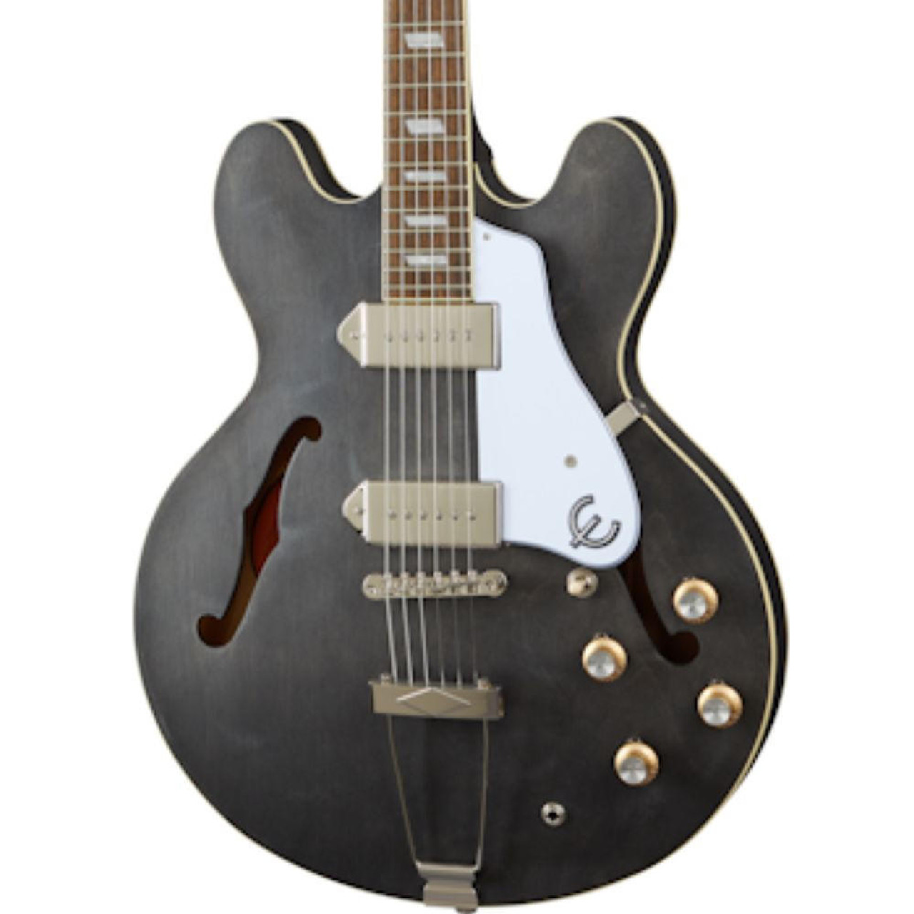 Epiphone Casino Worn Hollowbody - Worn Ebony | Cream City Music