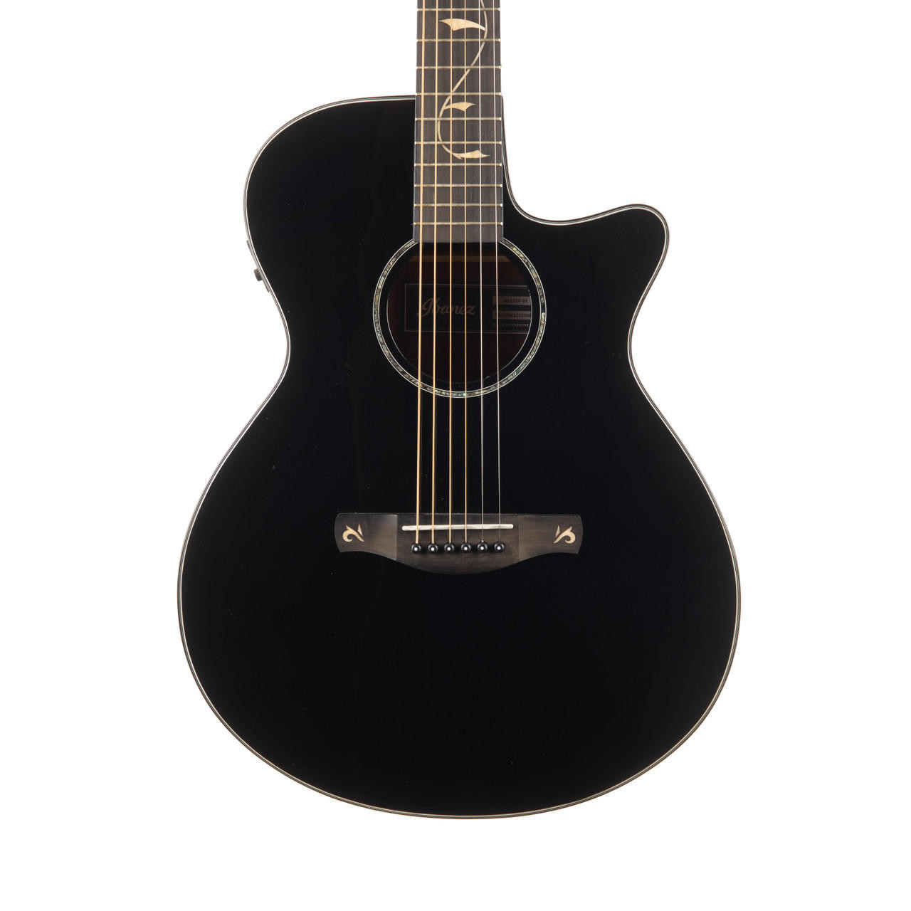 Ibanez AEG550 AEG Acoustic Electric - Black | Cream City Music