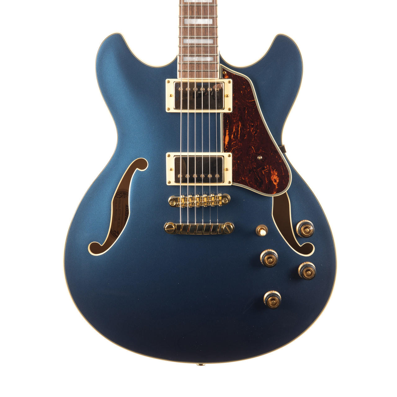 Ibanez Artcore AS73G Semi Hollow - Prussian Blue Metallic | Cream