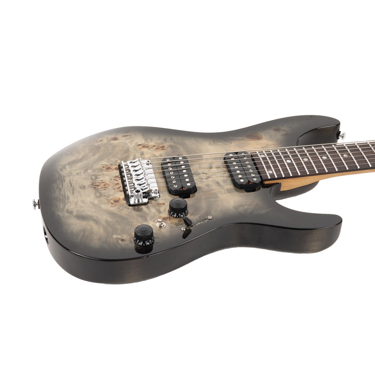 Ibanez AZ427P1 Premium 7 String - Charcoal Black Burst | Cream