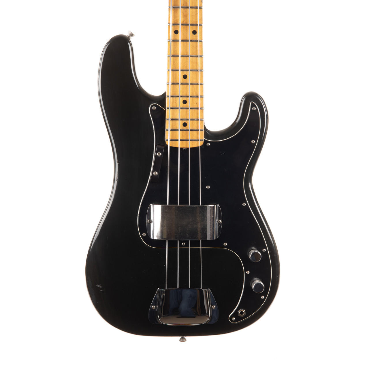 Vintage Fender Precision Bass Black 1978 | Cream City Music