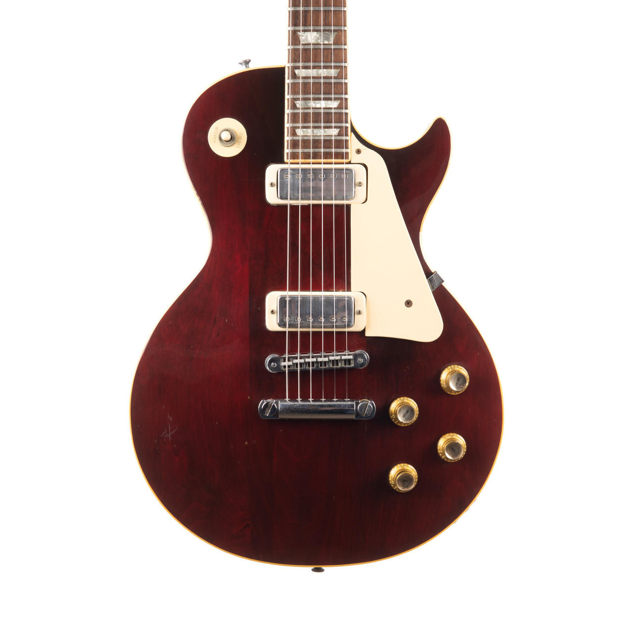 Vintage Gibson Les Paul Deluxe Wine Red - 1975 | Cream City Music