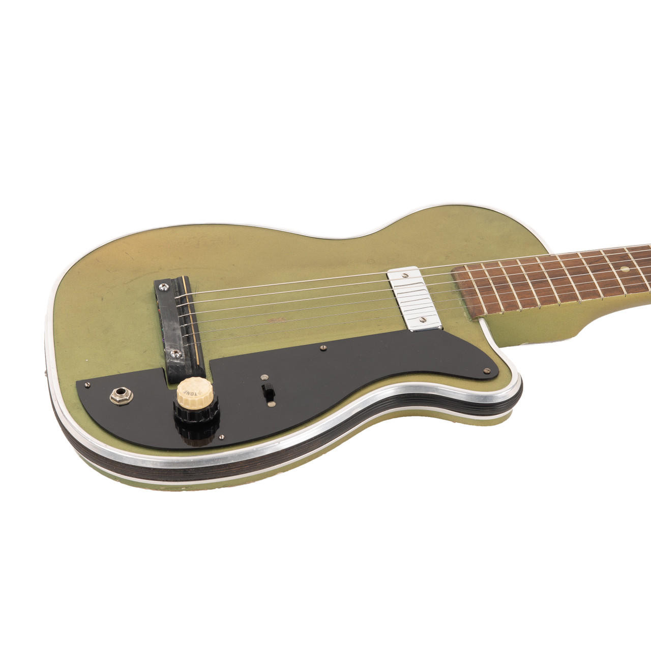 Vintage Harmony Stratotone Newport H42/2 Colorama Metallic Green