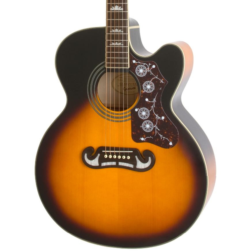 Epiphone EJ-200EC Studio Acoustic-Electric - Vintage Sunburst