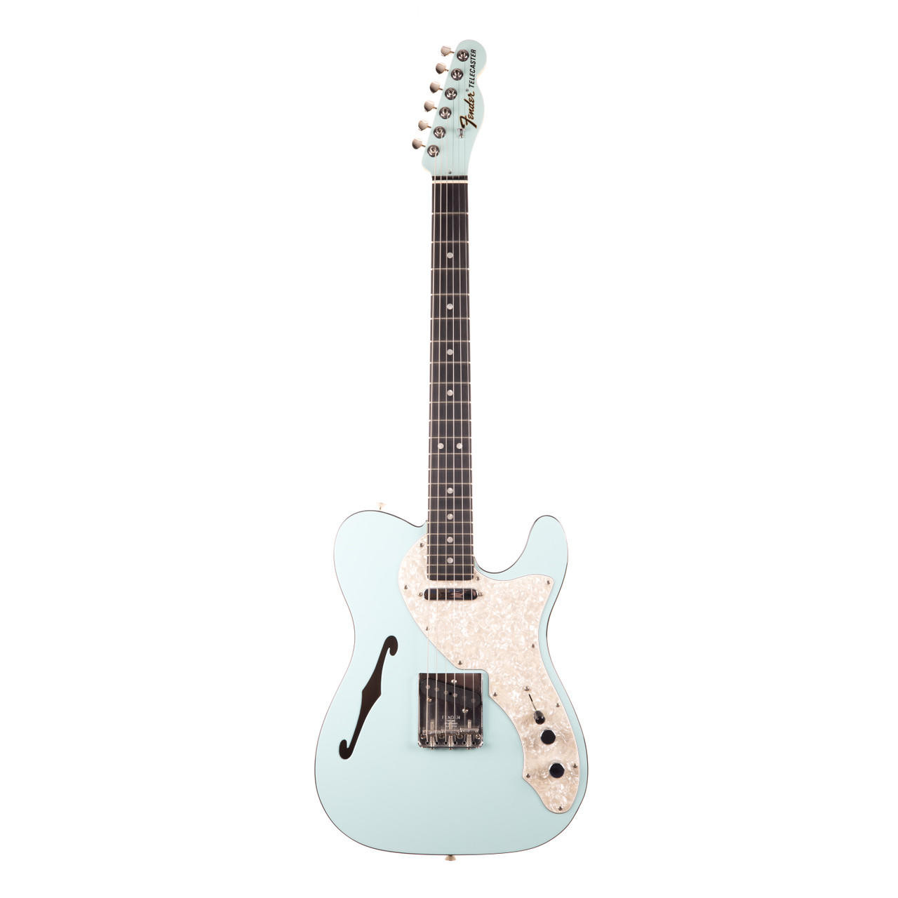 Used Fender FSR Telecaster Thinline Daphne Blue Arctic White 2019