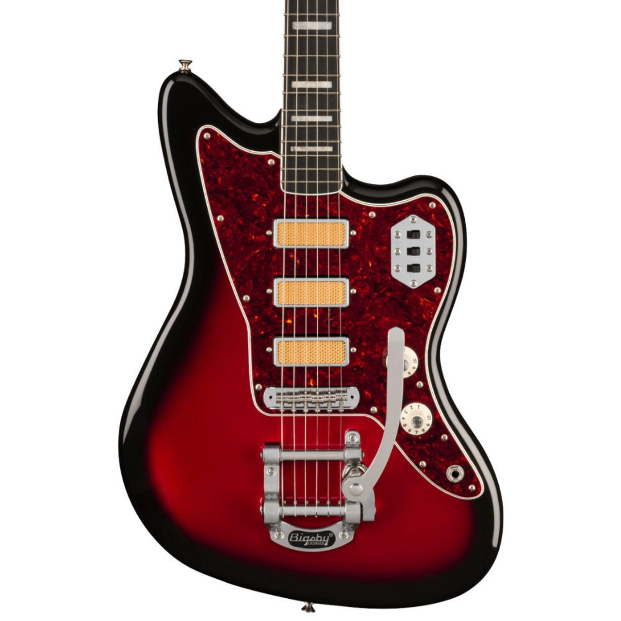 Fender Gold Foil Jazzmaster - Candy Apple Burst | Cream City