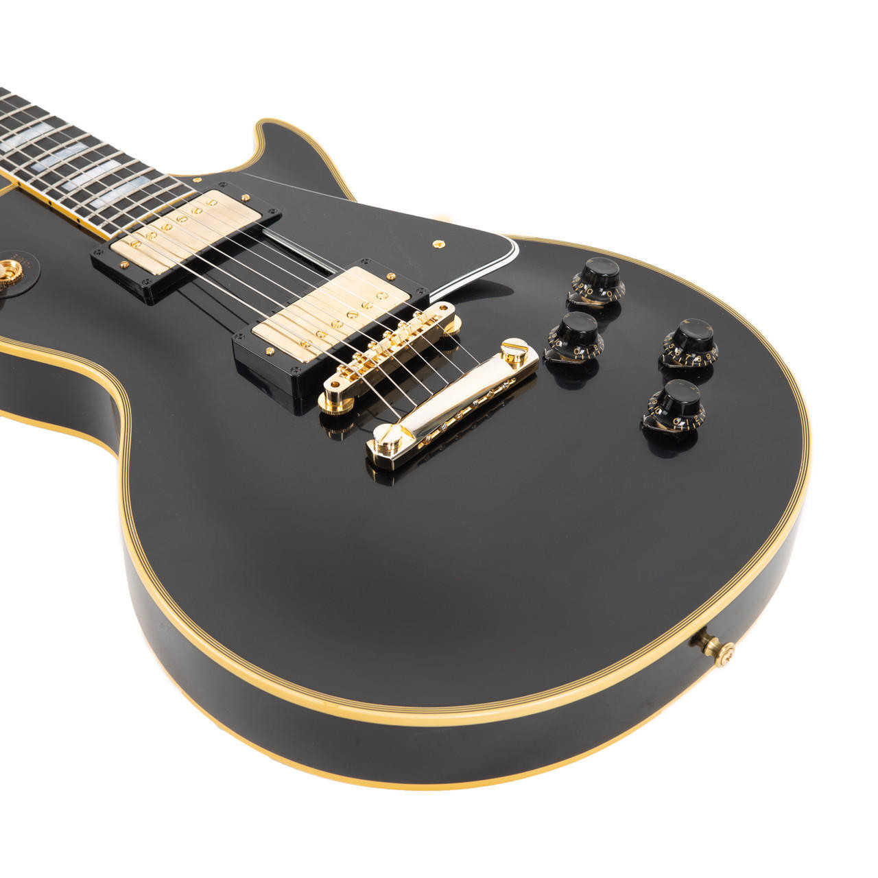 ギター Gibson custom shop 1957 les paul custom Gibson Custom Shop 1957 Les Paul Standard Lightly Aged Ebony