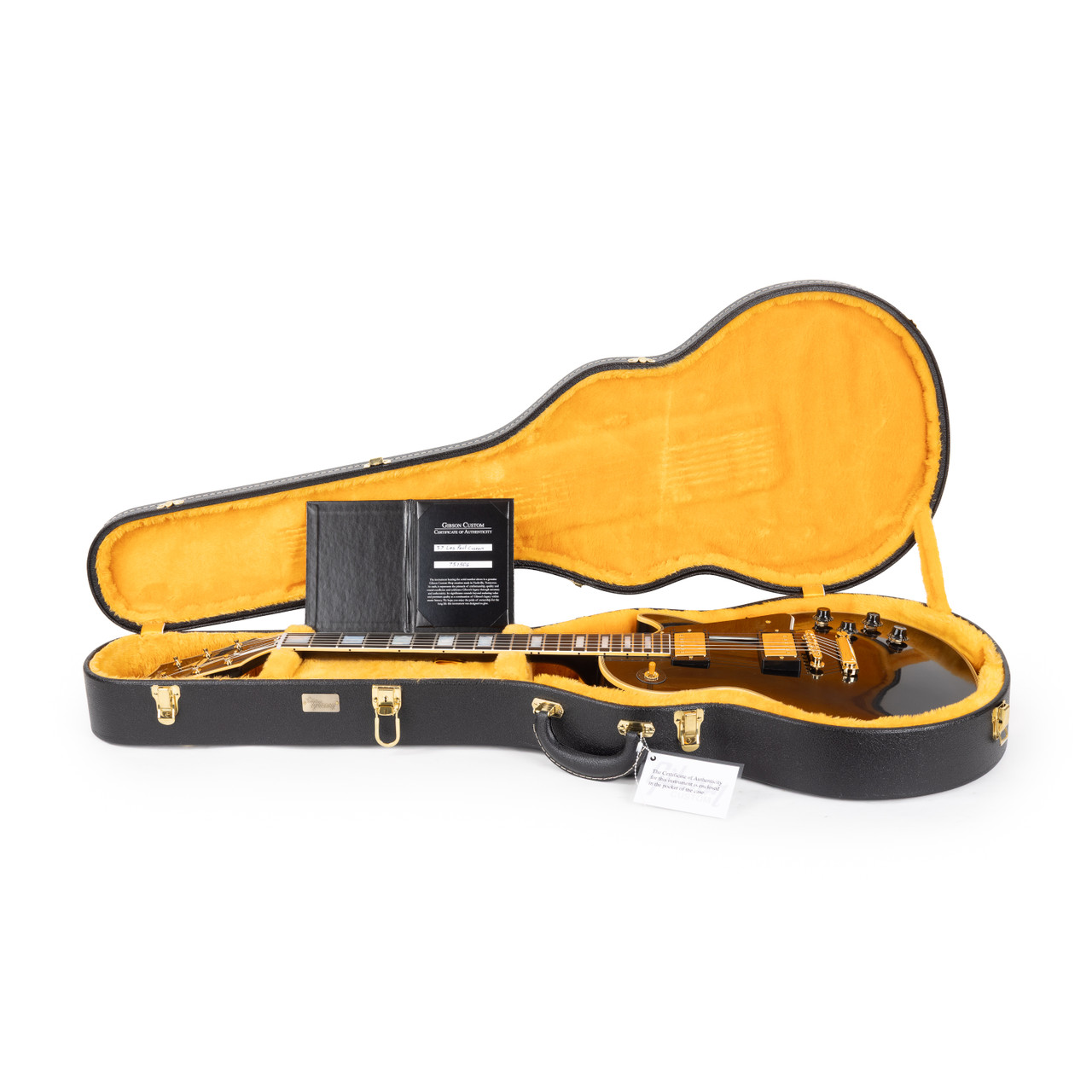ギター Gibson custom shop 1957 les paul custom Gibson Custom Shop 1957 Les Paul Custom Reissue 2-Pickup VOS