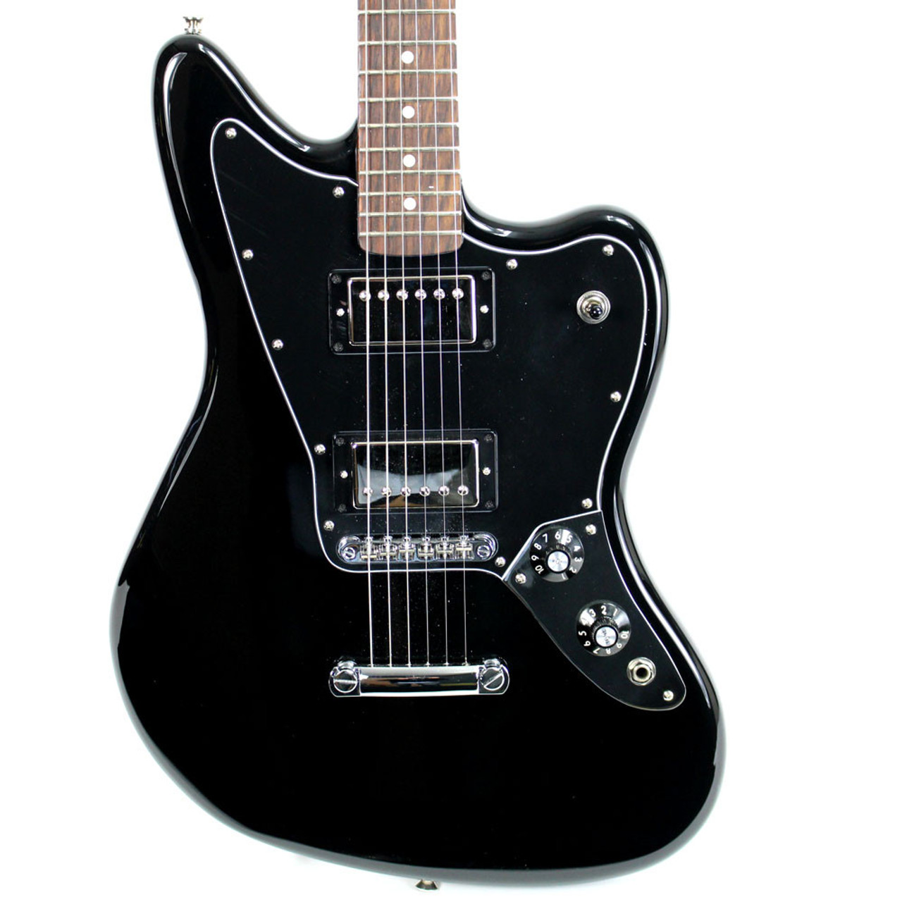 Used Fender Blacktop Series Jaguar Electric Guitar | Cream