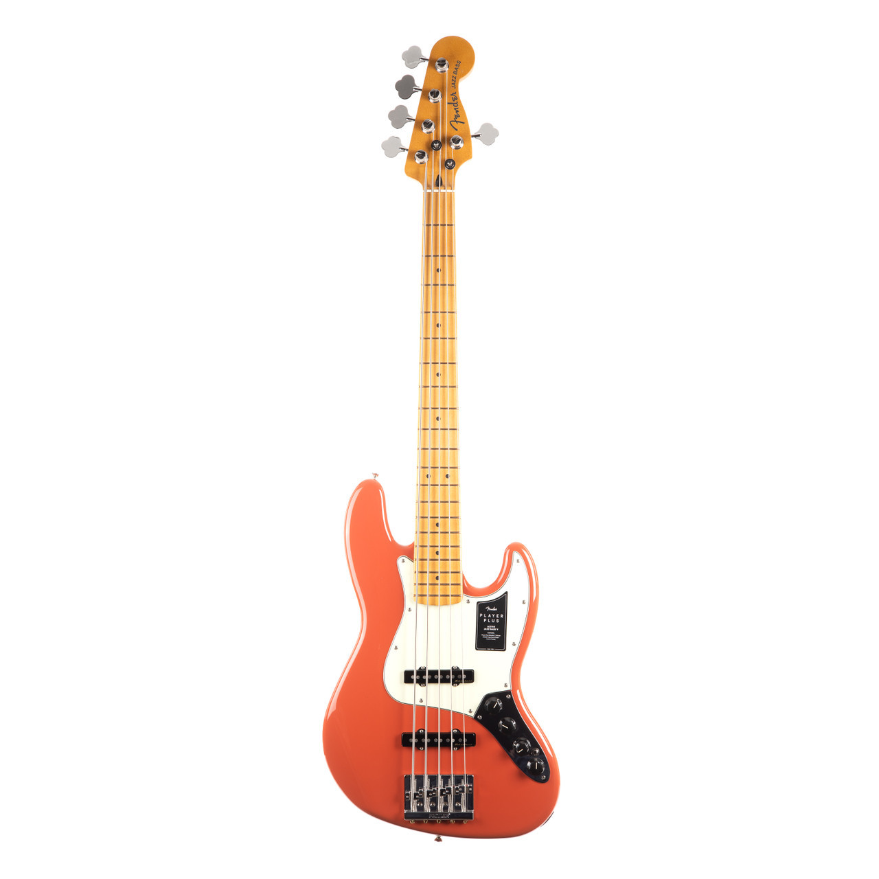 Fender Player Plus Jazz Bass V Pau Ferro - Fiesta Red | Cream City