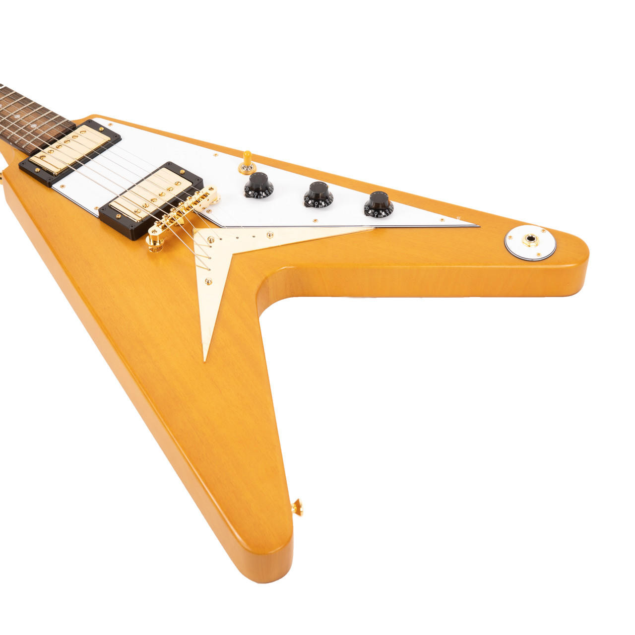 Epiphone 1958 Korina Flying V - Aged Natural | Cream City Music