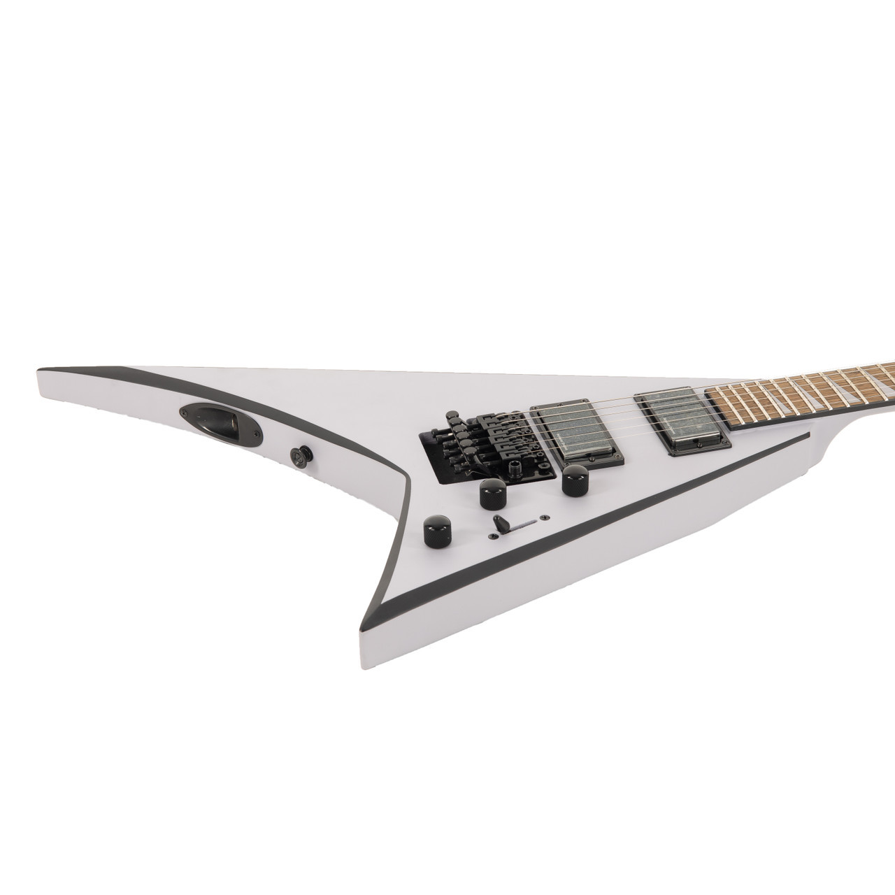 ギター Jackson X Series RRX24 Battleship Gray Jackson X Series Rhoads RRX24 - Battleship Gray with Black Bevels
