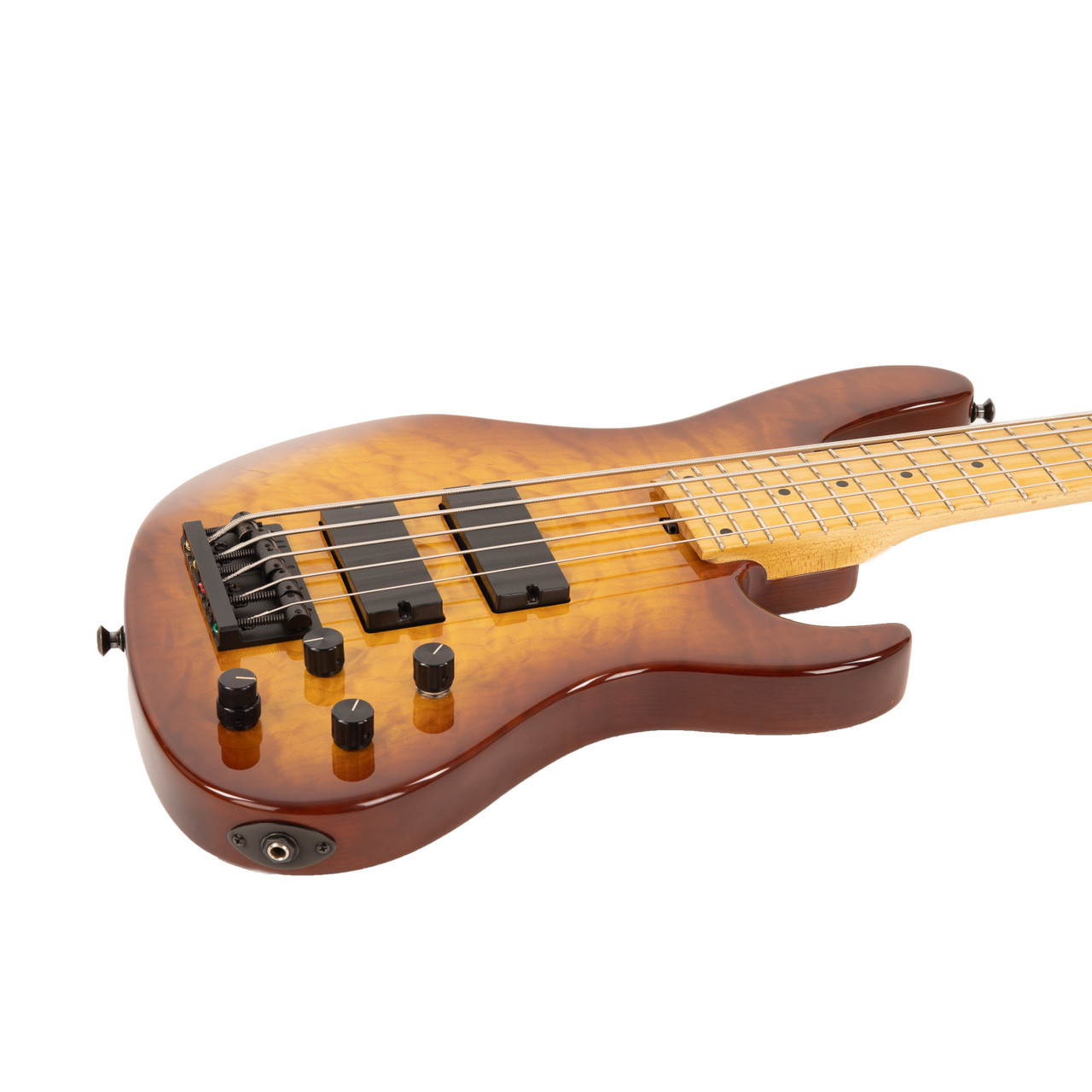Used Sadowsky NYC5 5-String Bass Quilted Maple Cherry Burst 2004