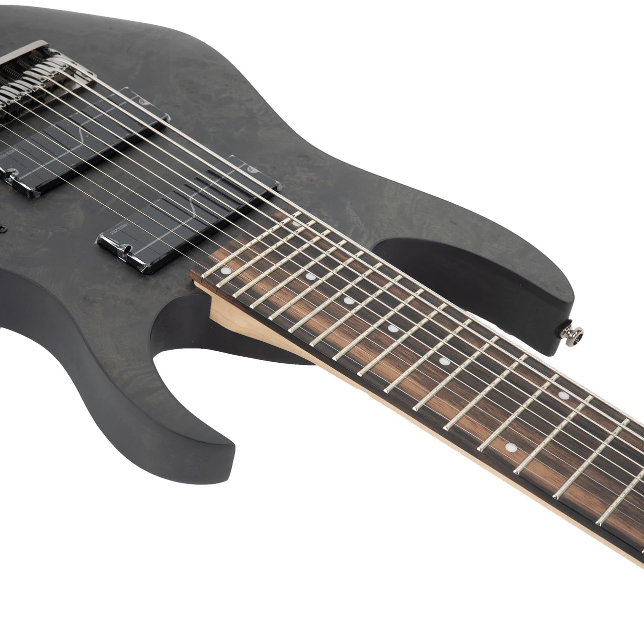 Axe String Ibanez RG9PB Axe Design Lab 9 String - Transparent Gray Flat | Cream ...