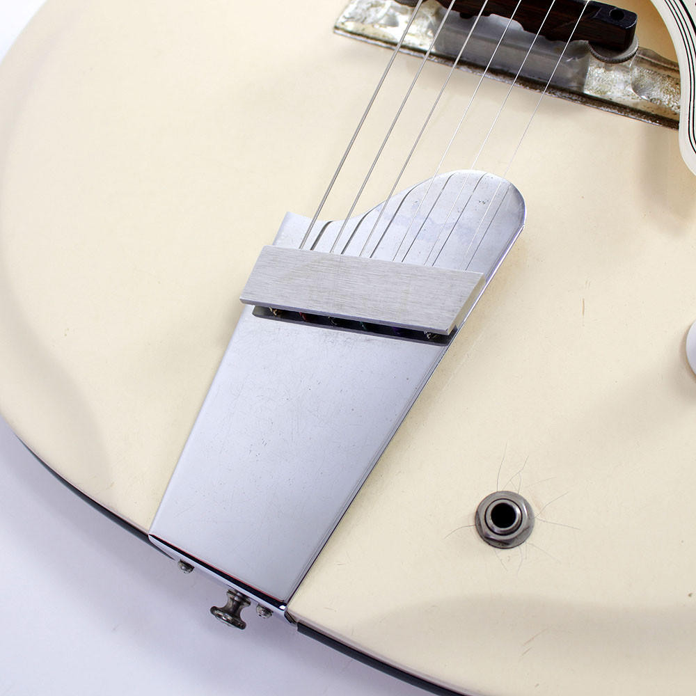 Vintage 1961 National Val Pro 84 Electric Guitar White Finish