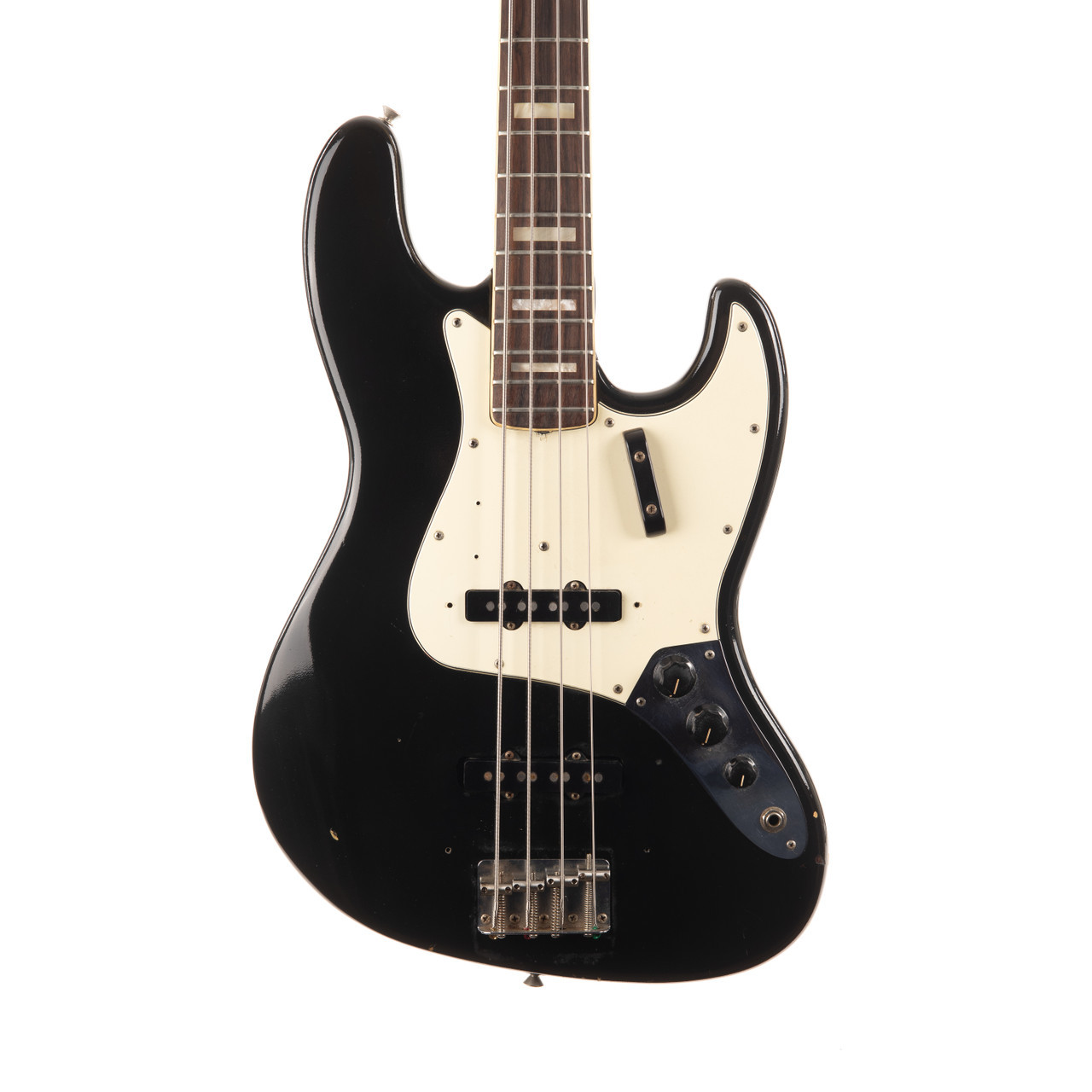 Vintage Fender Jazz Bass Black 1974 | Cream City Music