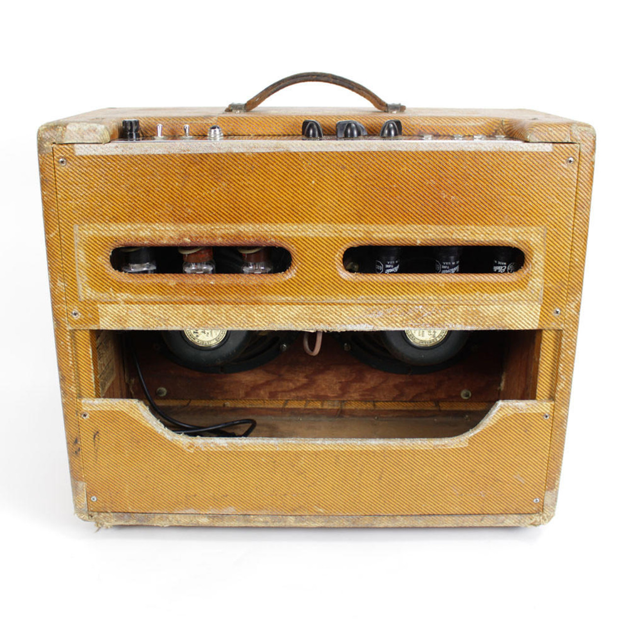 Vintage 1953 Wide Panel Fender Super 25W 2x10 Tube Combo Amp