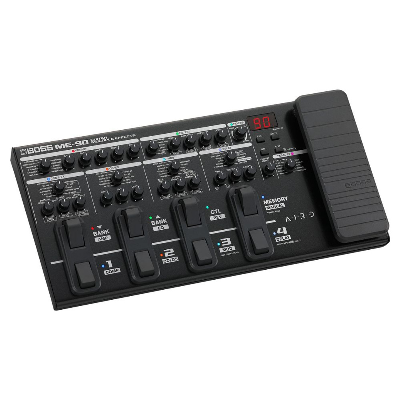 新品未使用　BOSS ME-90 MULTIPLE EFFECTS Boss ME-90 Guitar Multiple Effects Pedal Equipped with AIRD