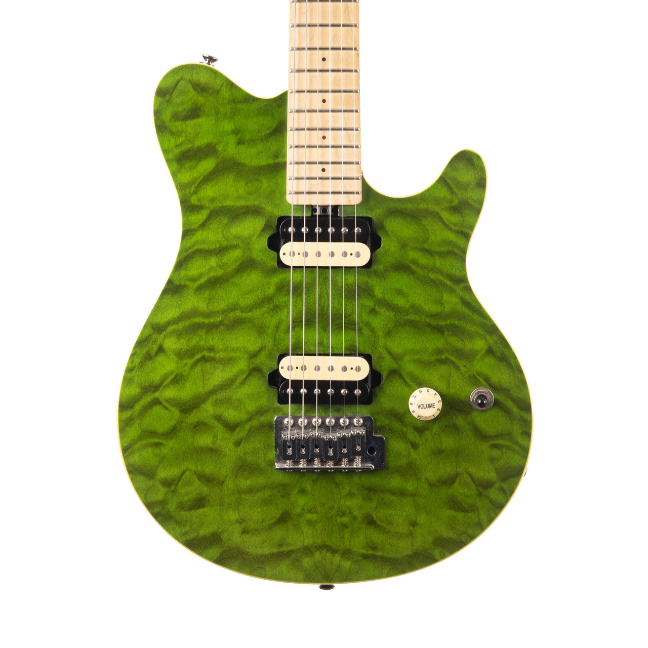 Used OLP by Ernie Ball Music Man MM1 Transparent Green 1994 | Cream City  Music
