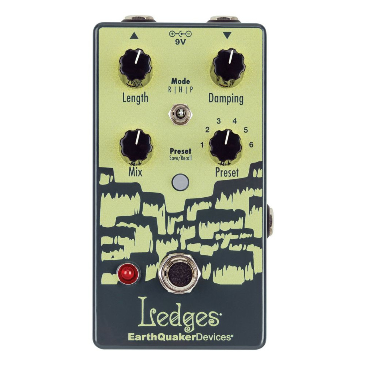新品 未使用 EarthQuaker Devices Ledges Ledges Tri-Dimensional Reverberation Machine | EarthQuaker