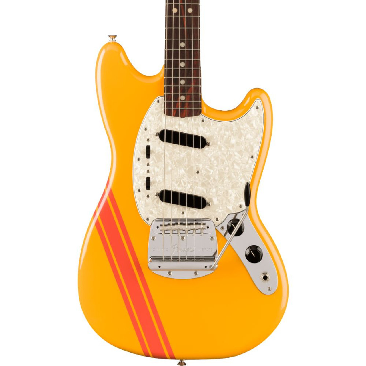 fender vintera 70's mustang オレンジ Fender Vintera II '70s Mustang Rosewood - Competition Orange