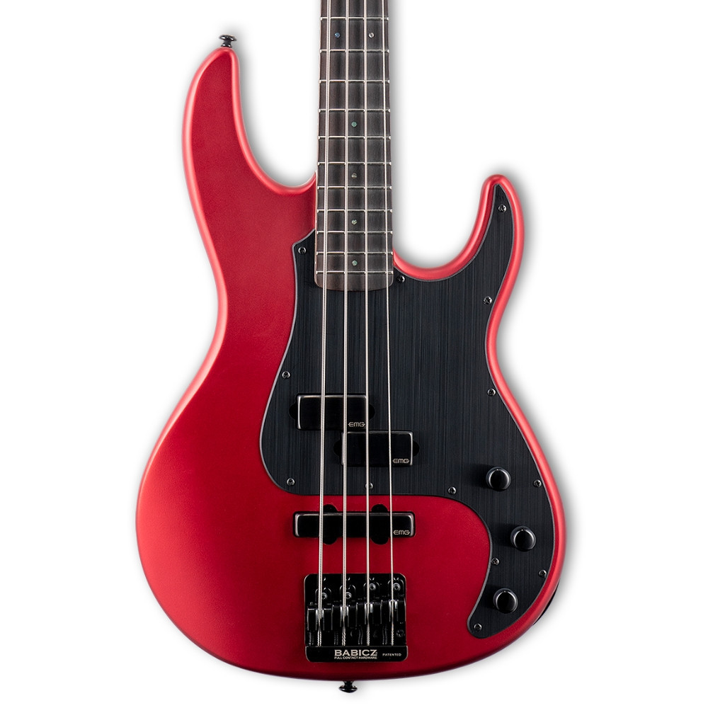 ESP LTD AP-4 Bass - Candy Apple Red Satin | Cream City Music