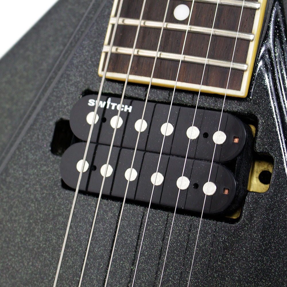 Used Vibracell Switch Futura IV Roland MIDI Electric Guitar Black