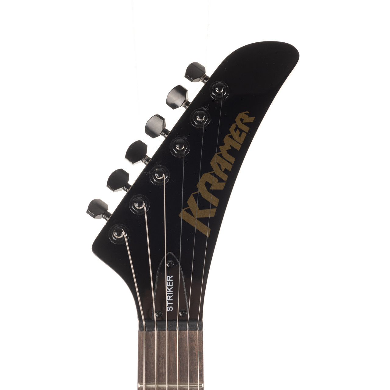 Kramer Striker Figured HSS Stoptail - Transparent Ebony | Cream City Music