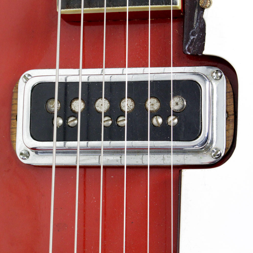 Vintage 1950s Harmony Roy Smeck H73 Hollow Body Electric Guitar