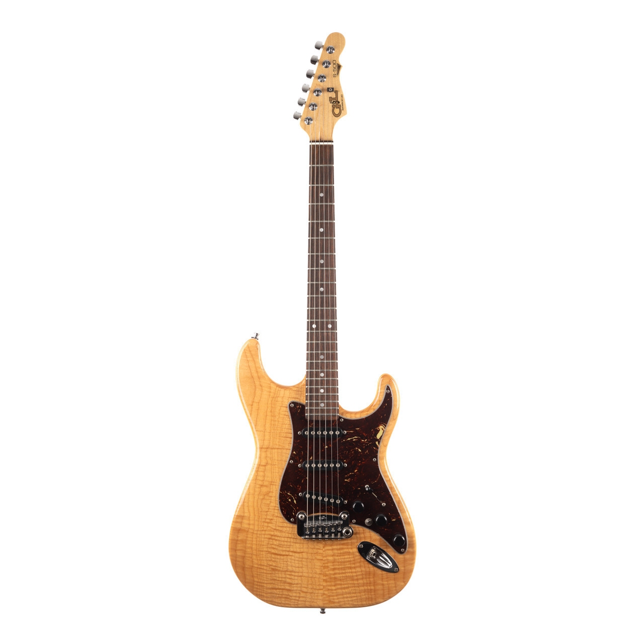 Used G&L S-500 Natural Flame Maple Top 2004 | Cream City Music