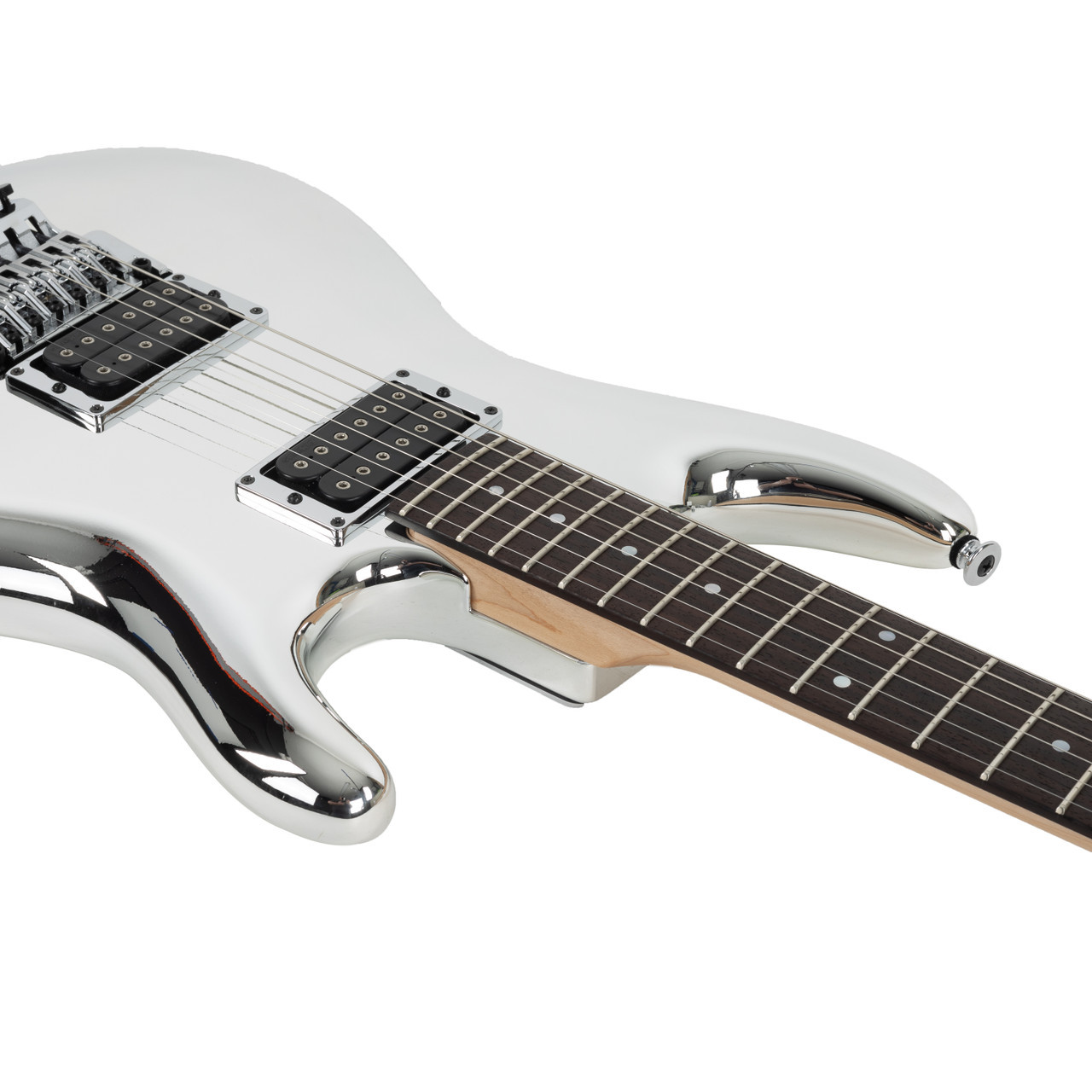 Ibanez Joe Satriani Signature JS3CR - Chrome Boy | Cream