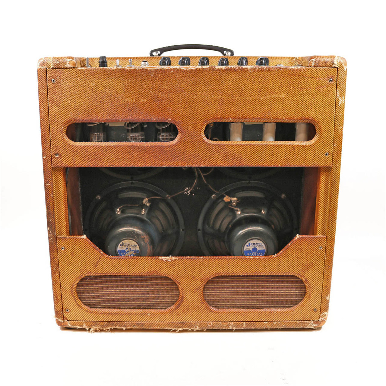 Vintage Fender Bassman 45W 4x10 Tube Combo Amp 1960 | Cream City Music
