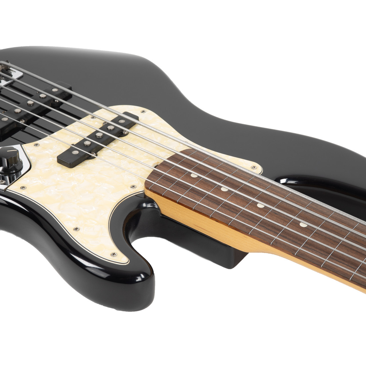 Used Fender Fretless Jazz Bass Deluxe V 5-String Black 1996