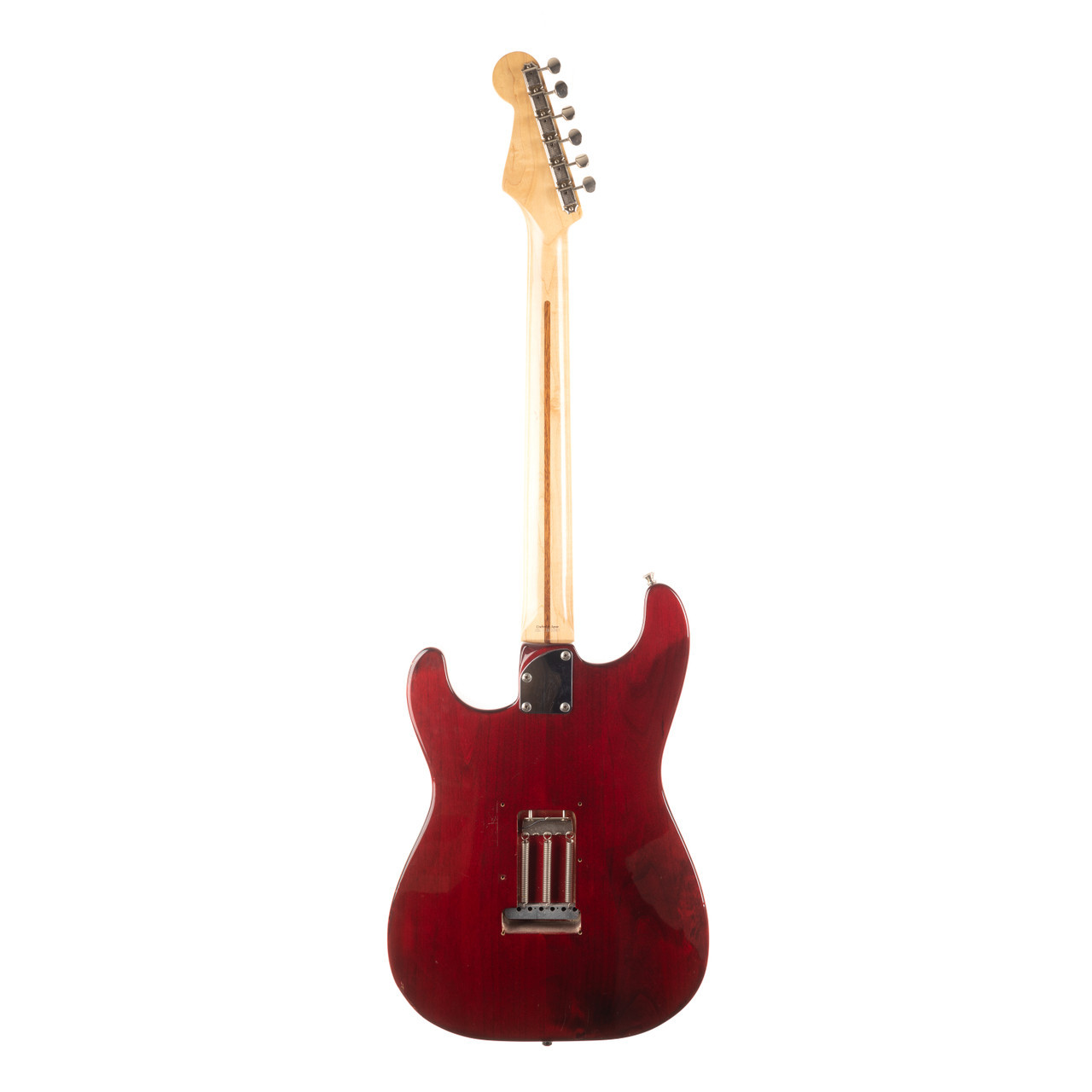 Used Fender CIJ Aerodyne Strat Trans Red Flame 2008 | Cream