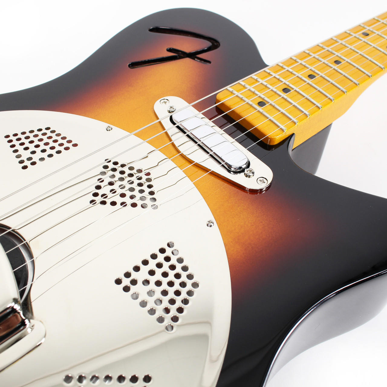 Fender Reso-Tele Resonator Acoustic Electric Guitar 3 Tone