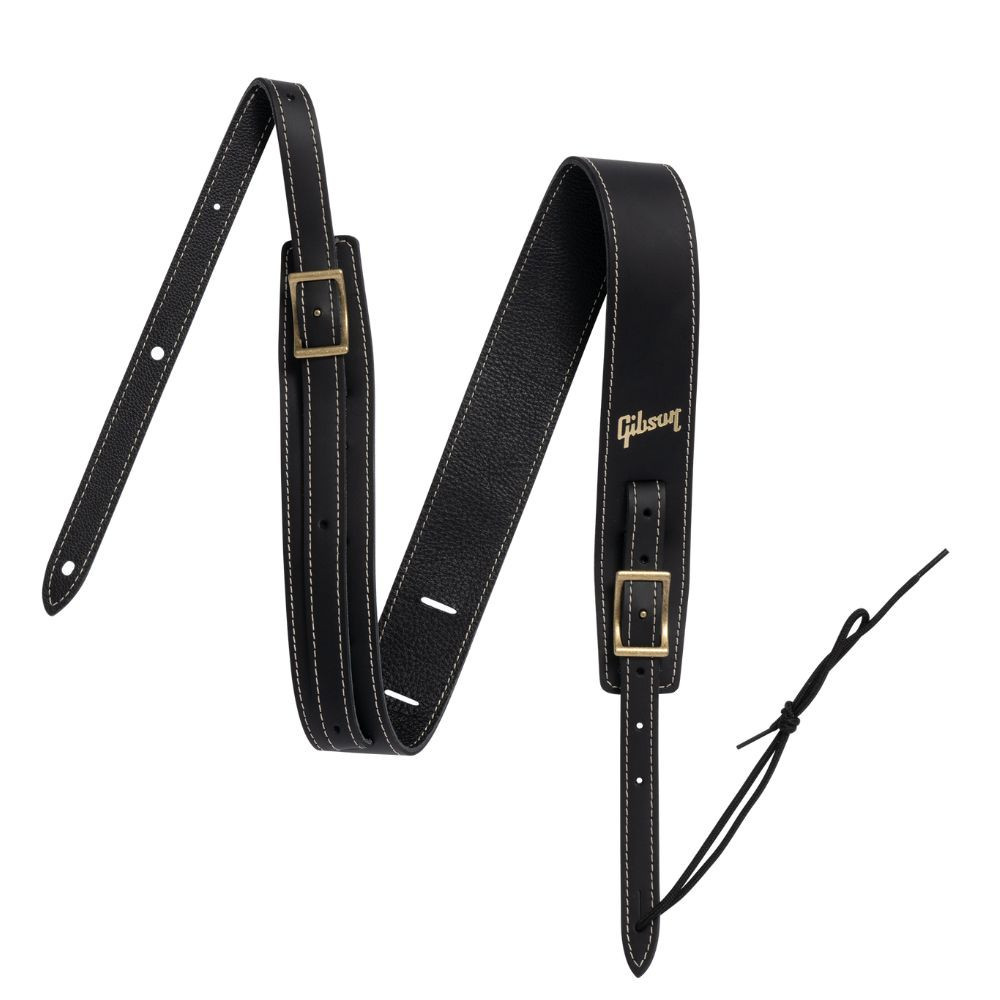 Gibson The Troubadour Guitar Strap - Black | Cream City Music