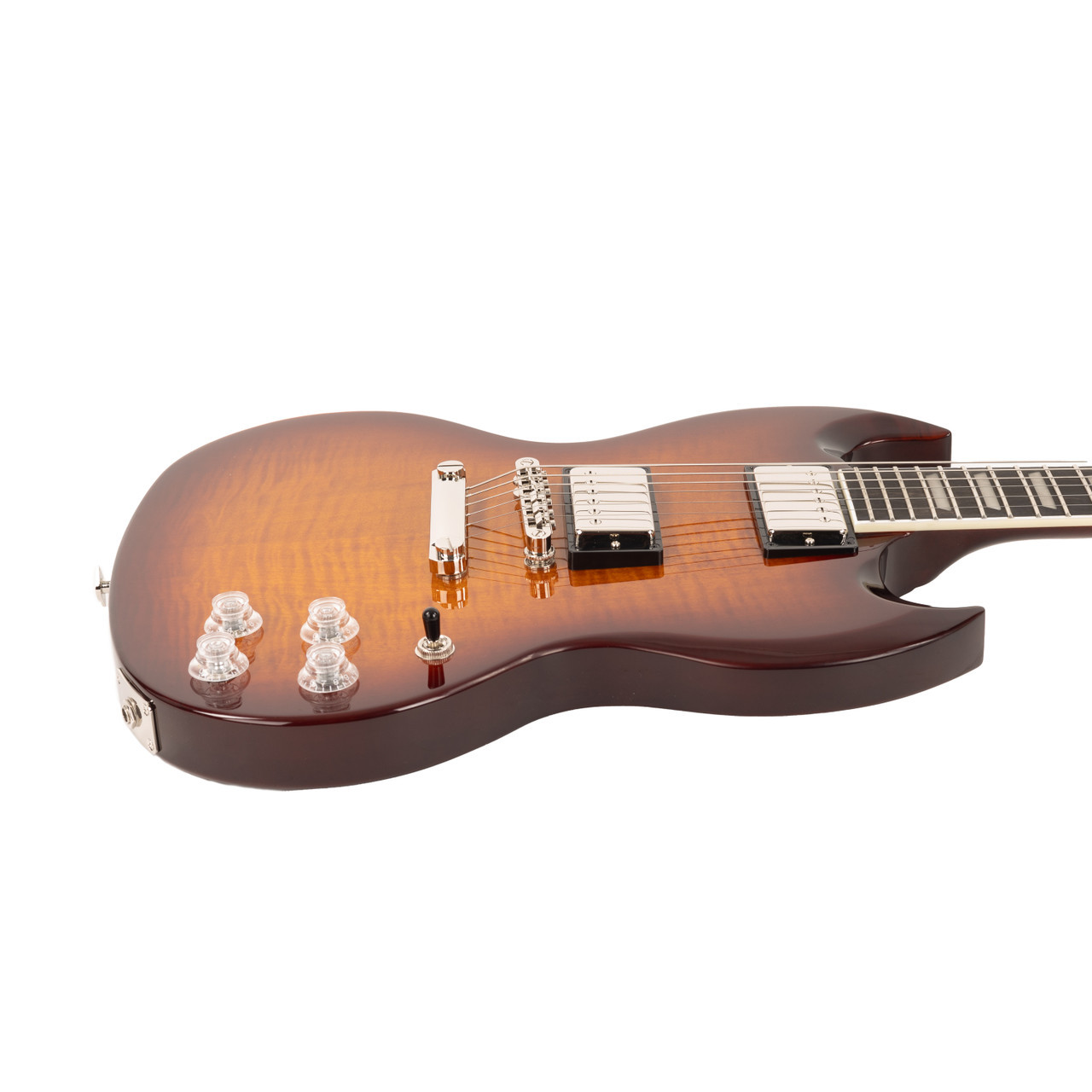 【おじゃ太郎】Epiphone SG Modern Figured Amazon.com: Epiphone SG Modern Figured Guitar Trans Red