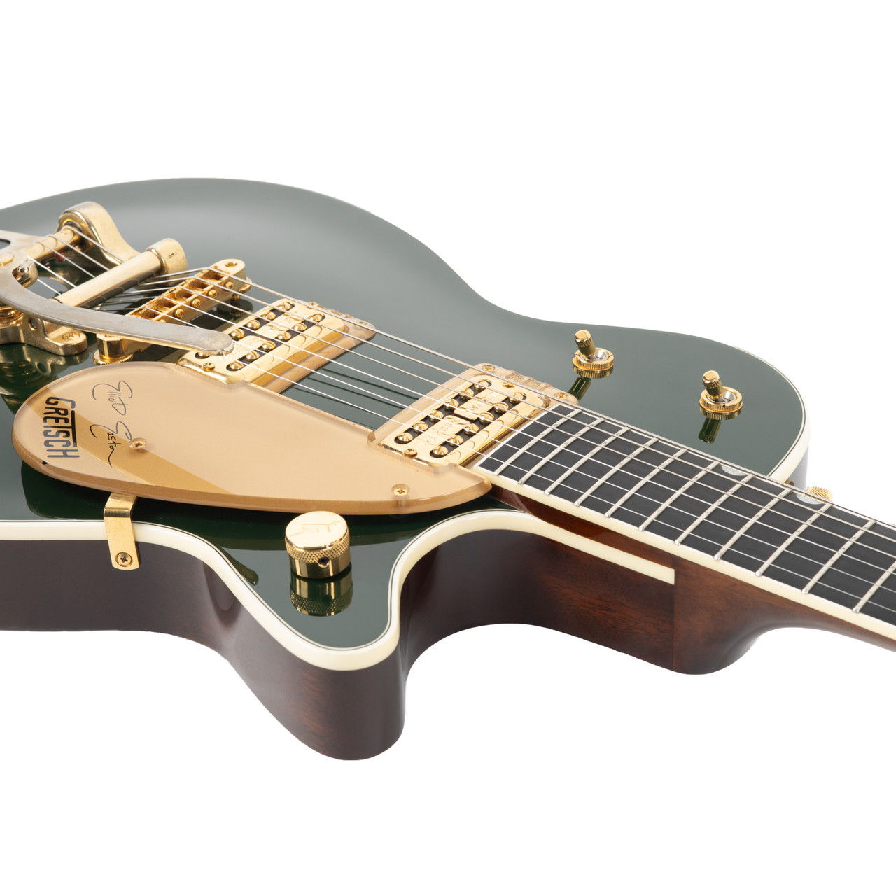 Used Gretsch G6128TEE Elliot Easton Cadillac Green 2000 | Cream