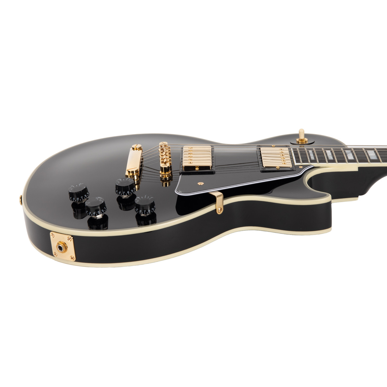 Epiphone Inspired by Gibson Custom Les Paul Custom - Ebony | Cream