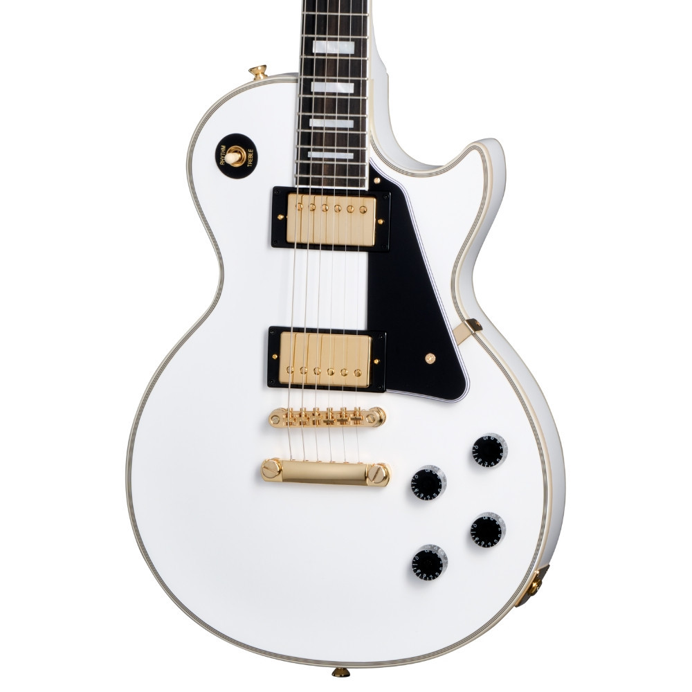 【12327】Epiphone Les paul Custom White Epiphone Inspired by Gibson Custom Les Paul Custom - Alpine White