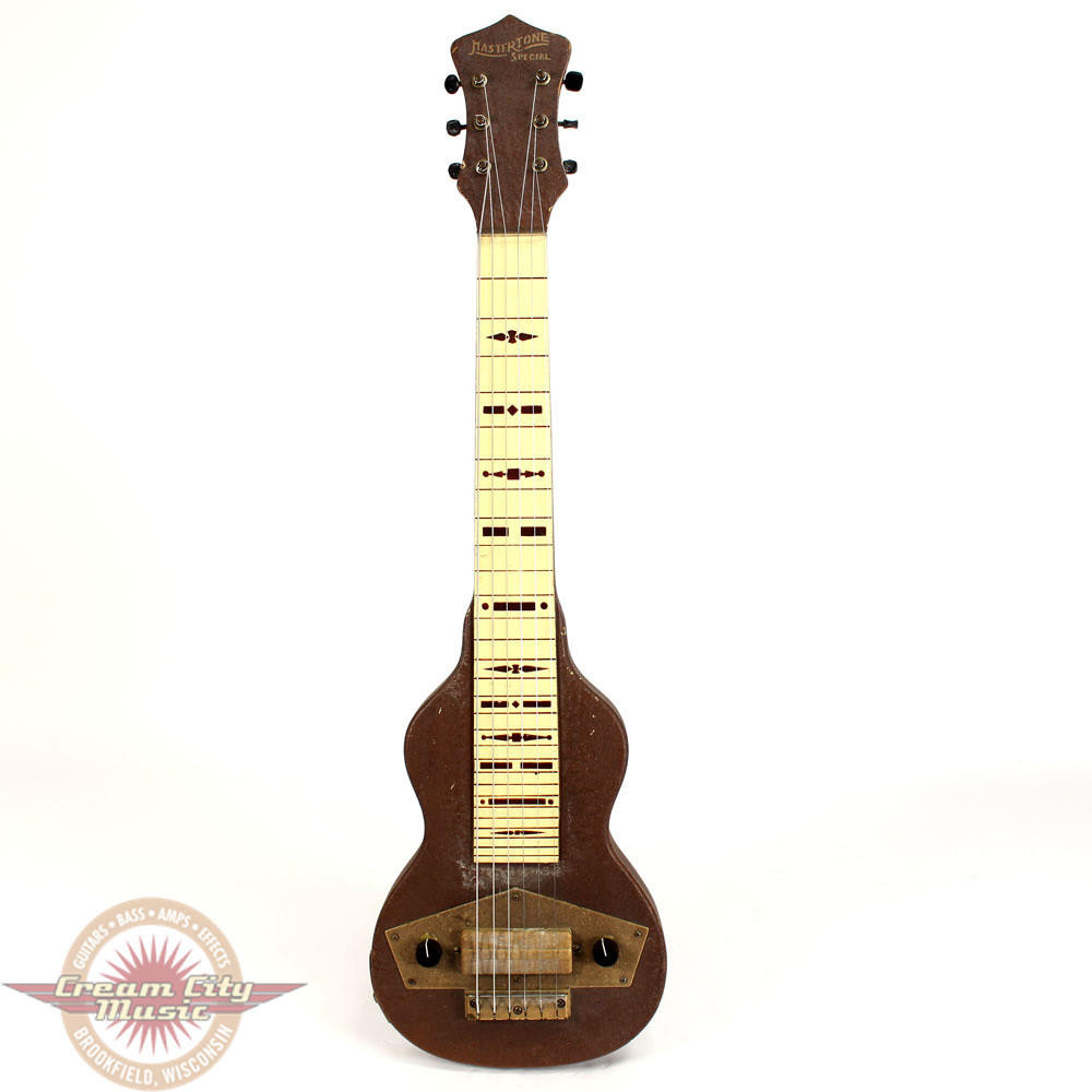 1940 Vintage Gibson Mastertone Lap Steel electric Guitar | Cream