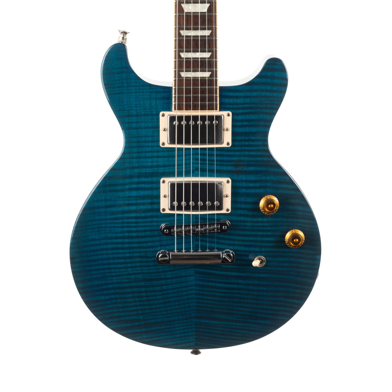 Used Gibson Les Paul Double Cutaway Standard Blue Flame 1998