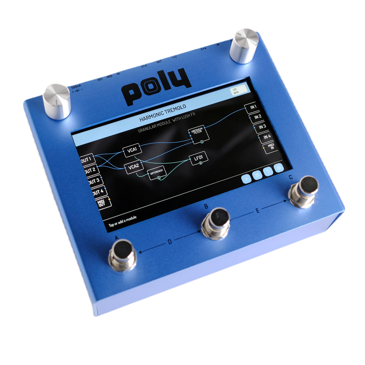 Poly Effects Beebo Multi-Effects Pedal - Blue - Cream City Music