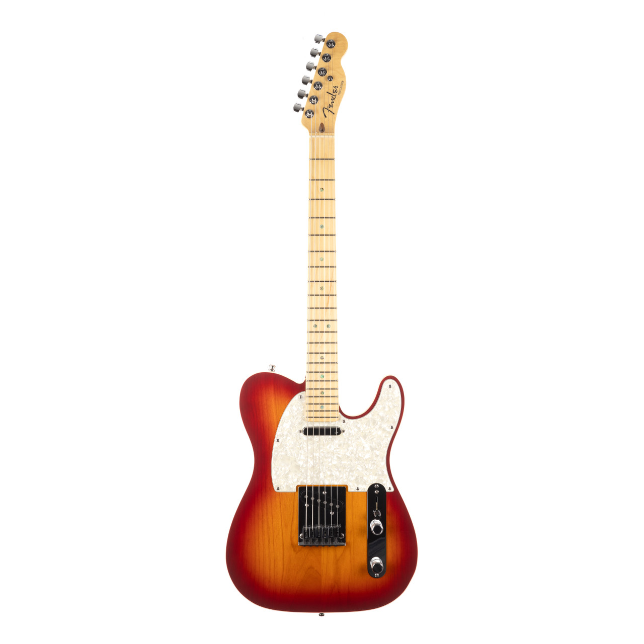 Used Fender American Deluxe Telecaster Cherry Burst 2005 | Cream