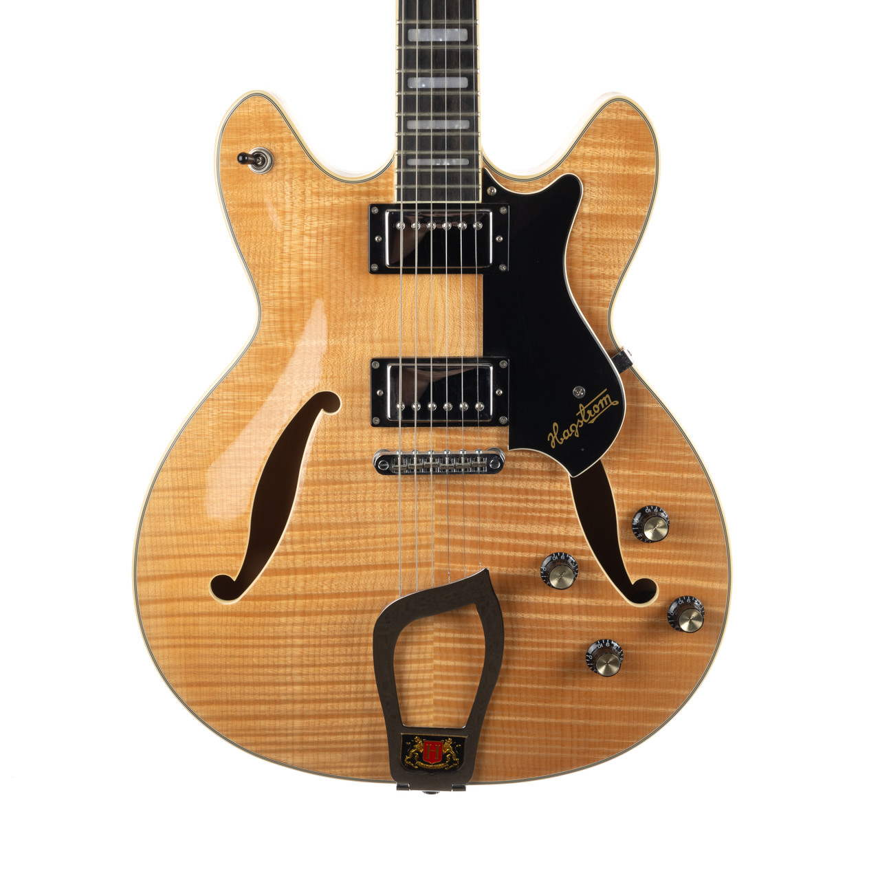 Used Hagstrom Viking Deluxe Natural Flamed Maple | Cream City Music