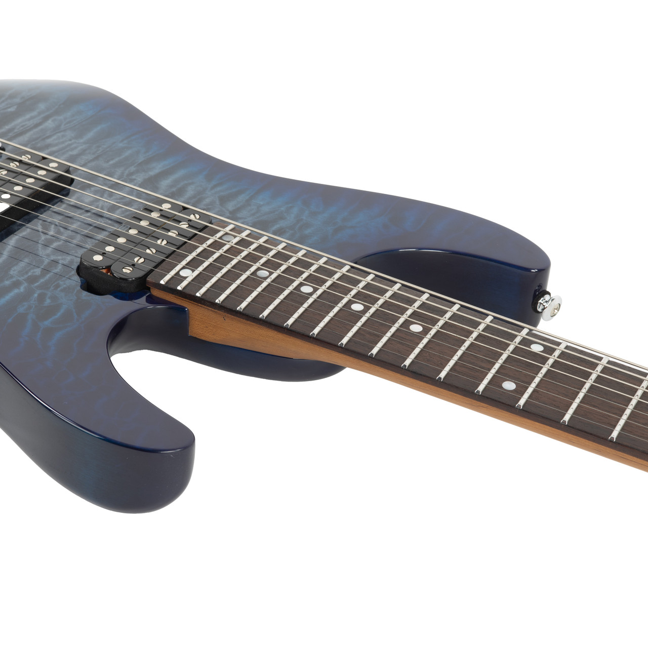 Ibanez AZ427P2QM Premium 7-String - Twilight Blue Burst | Cream