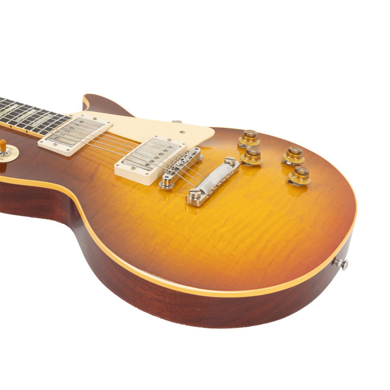 Teaburst Gibson Custom 1959 Les Paul Standard Reissue Light Aged - Royal ...