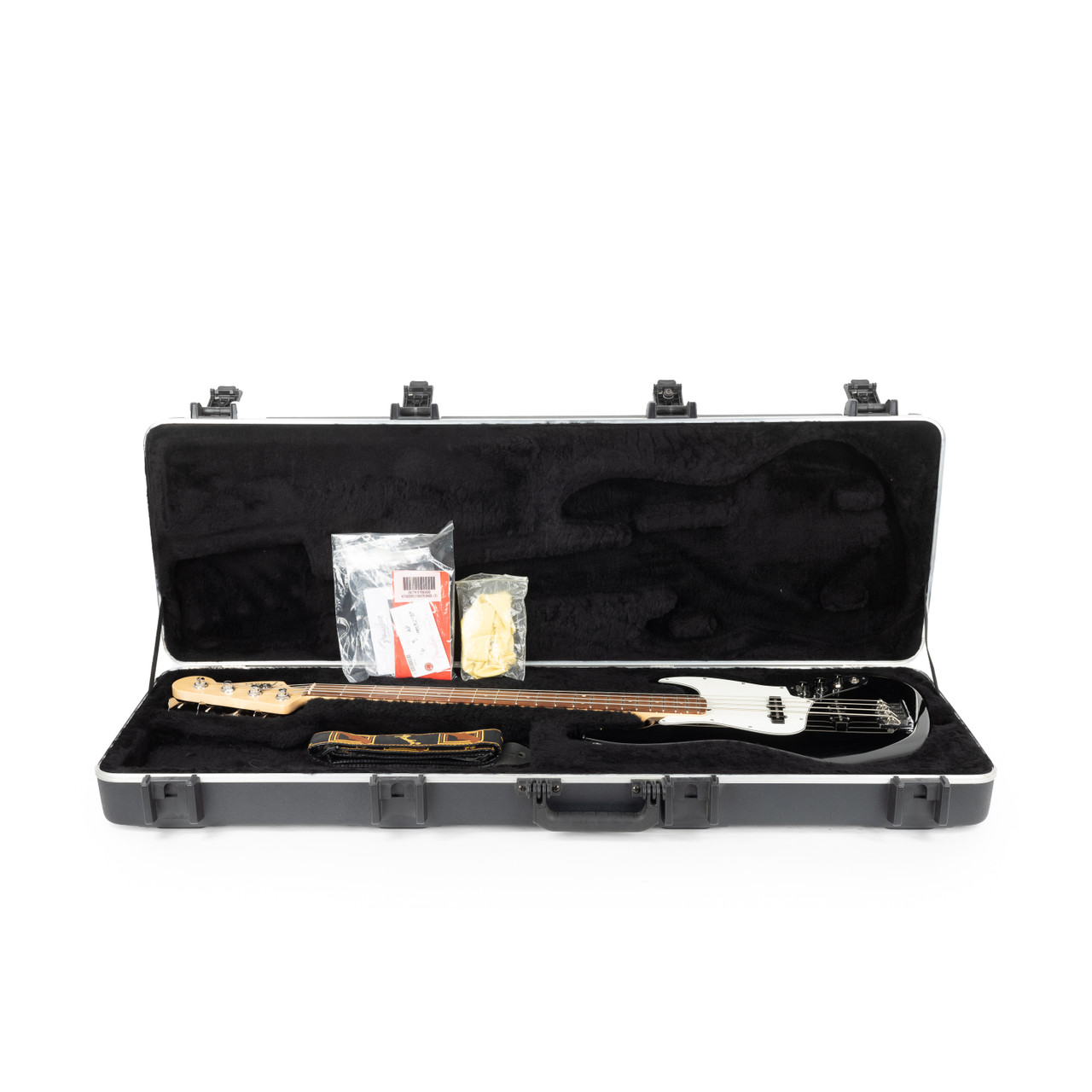 Used Fender American Standard Jazz Bass Black 2013 | Cream City Music