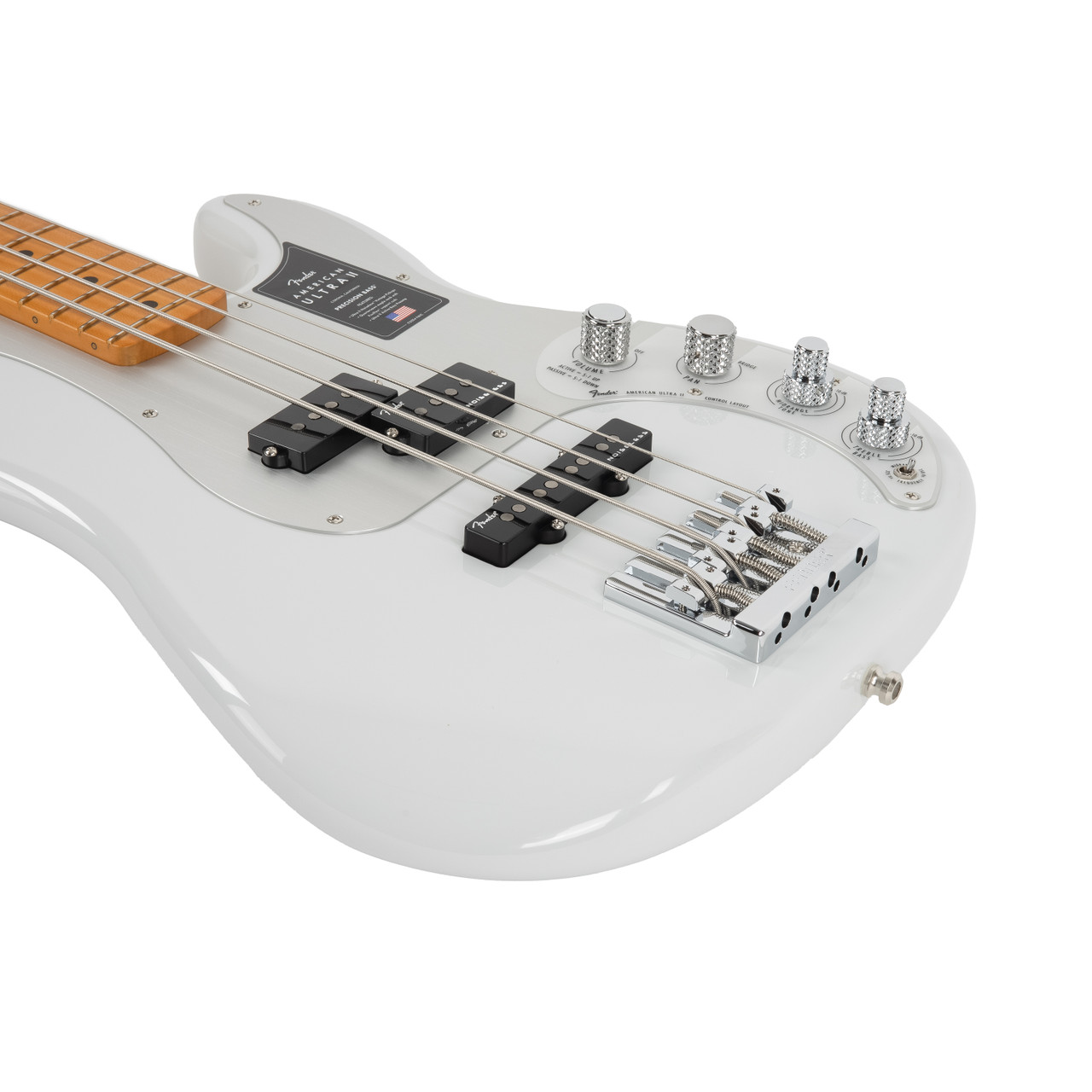Fender American Ultra II Precision Bass Maple - Avalanche | Cream