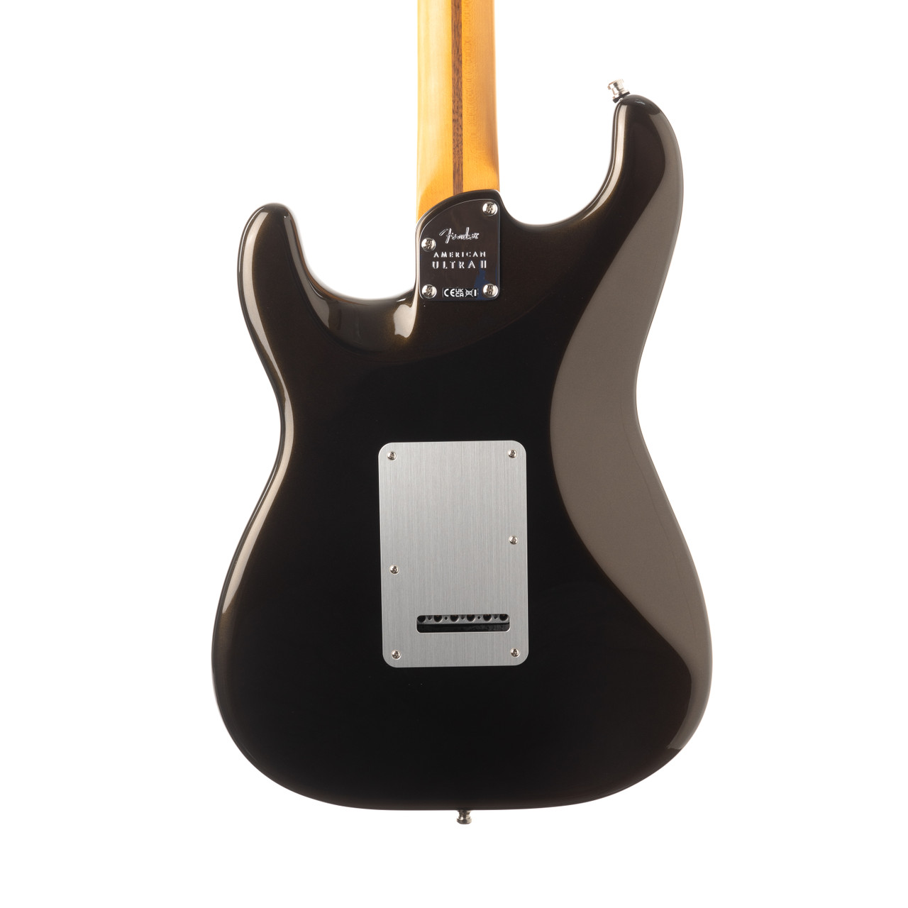 Fender American Ultra II Stratocaster Ebony - Texas Tea | Cream